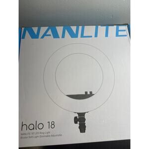 Nanlite Halo 18" Bi-Color LED Ring Light Kit- vlogging, selfies, makeup and pics